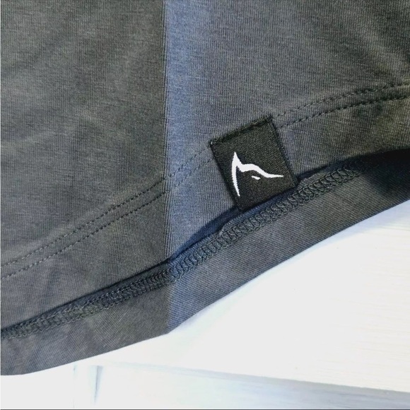 NWT ROKWOLF ESCAPE TANK TOP IRON GATE PIMA COTTON/ MODAL/SPANDEX FORM FIT sze XS - Picture 6 of 8